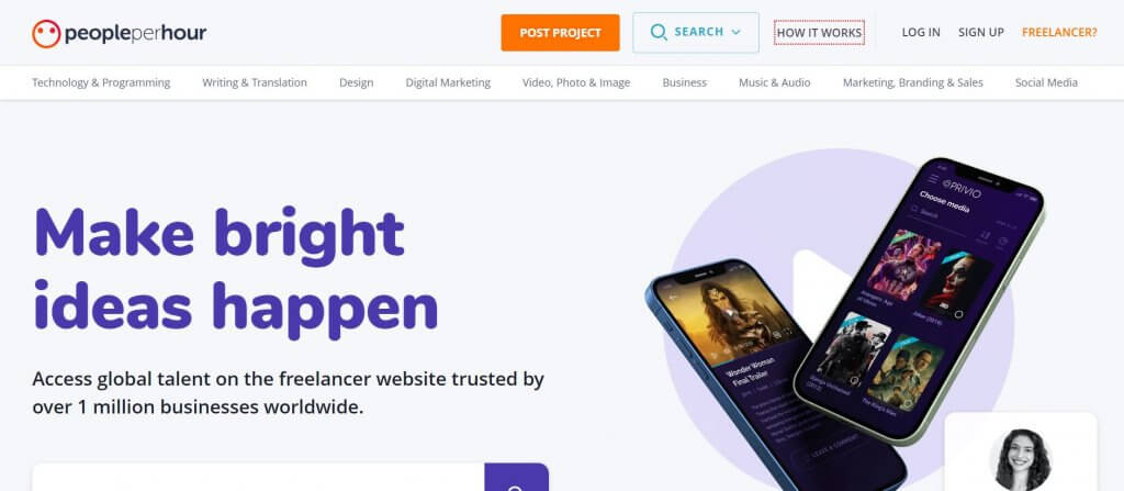 peopleperhour website