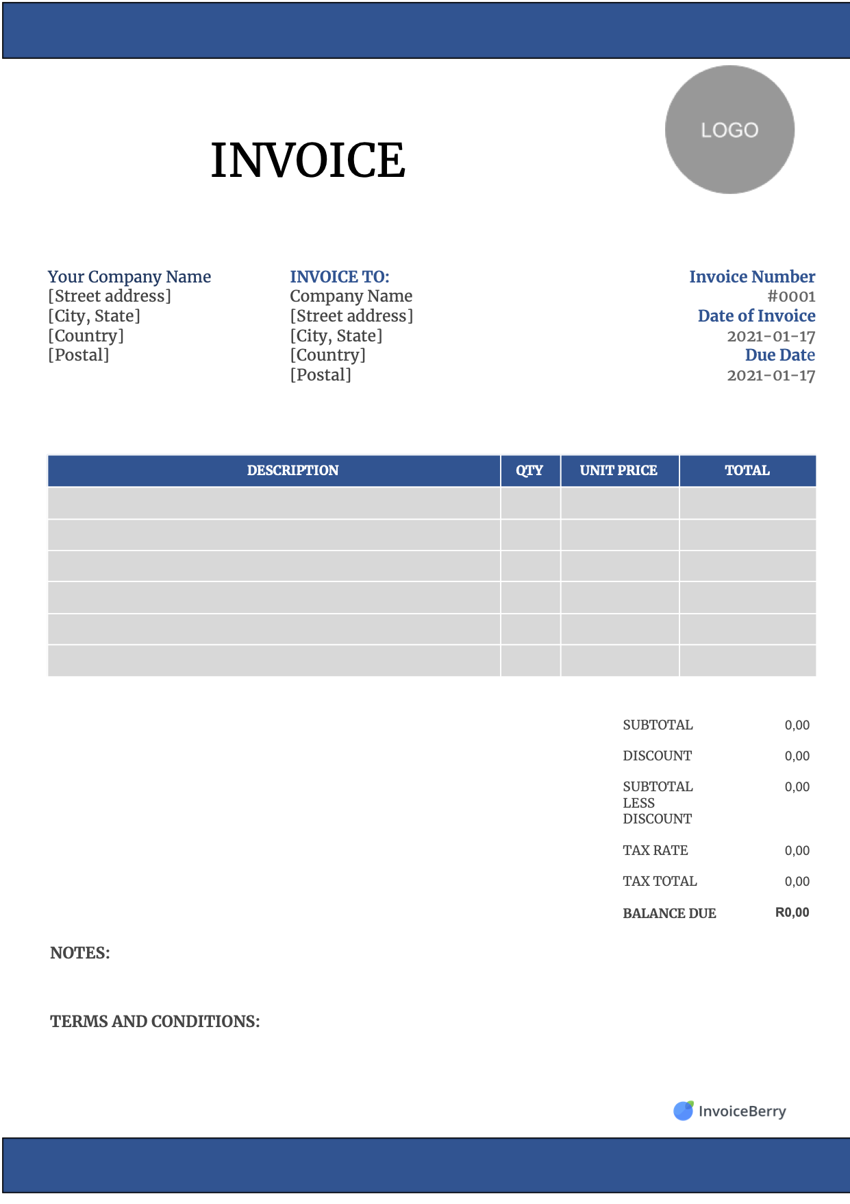 Google Docs Invoice Template Reddit