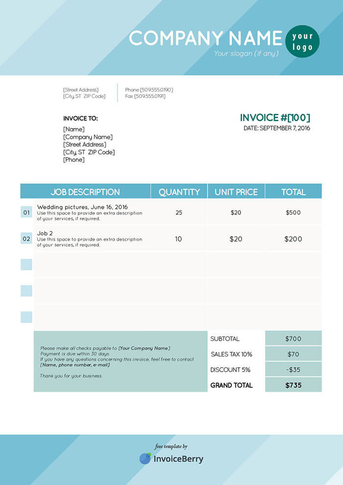 Consulting Invoice Template (6)