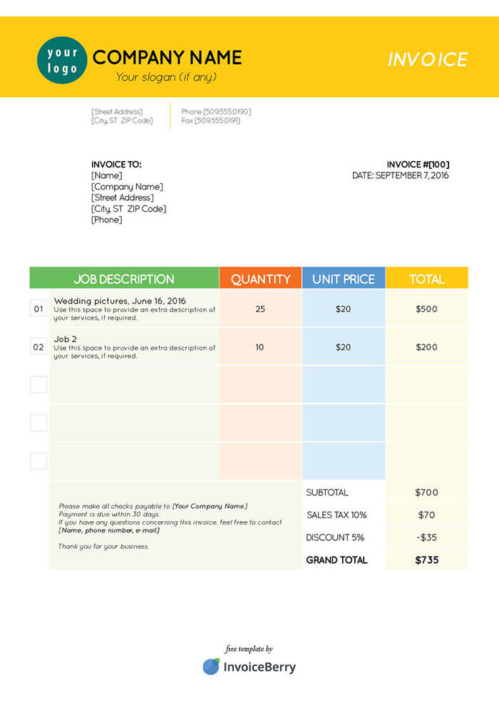 Consulting Invoice Template (7)